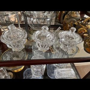 Baccarat Harcourt Missouri Mustard Jam Sugar Jar